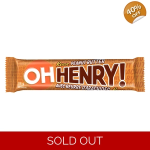 Oh Henry Reese's Peanut Butter - 58g Canadian Chocolate Bar